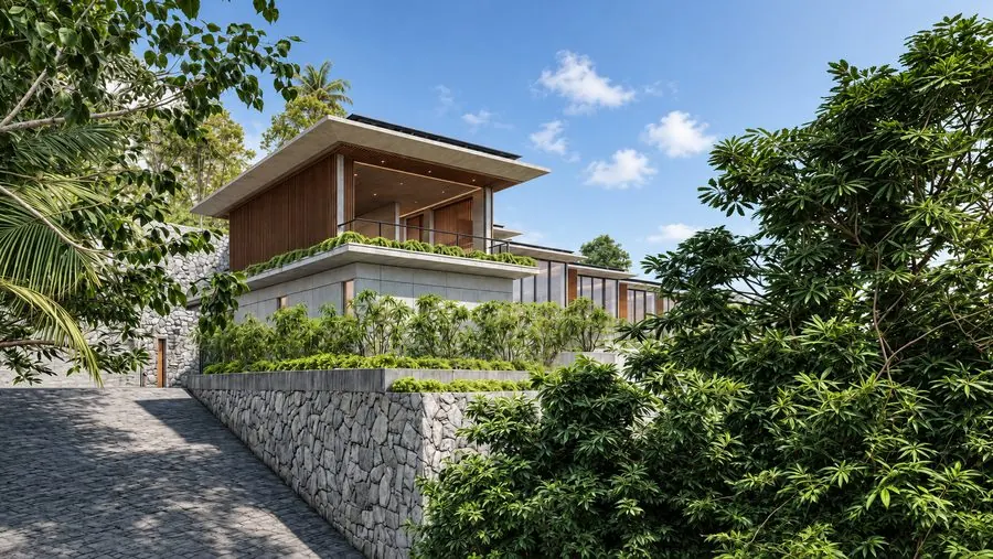 Infinity Villas — fachada, recepción