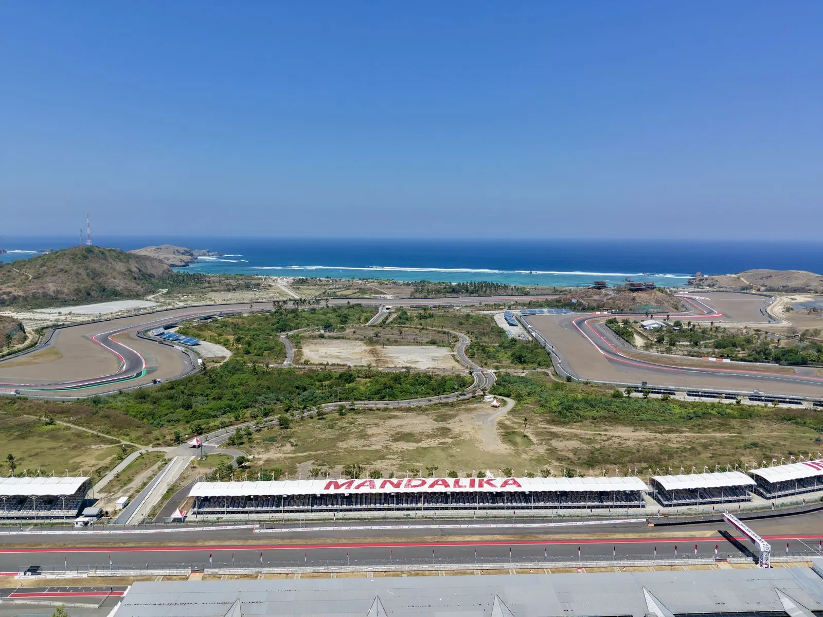 Circuito de Mandalika junto a la costa sur de Lombok